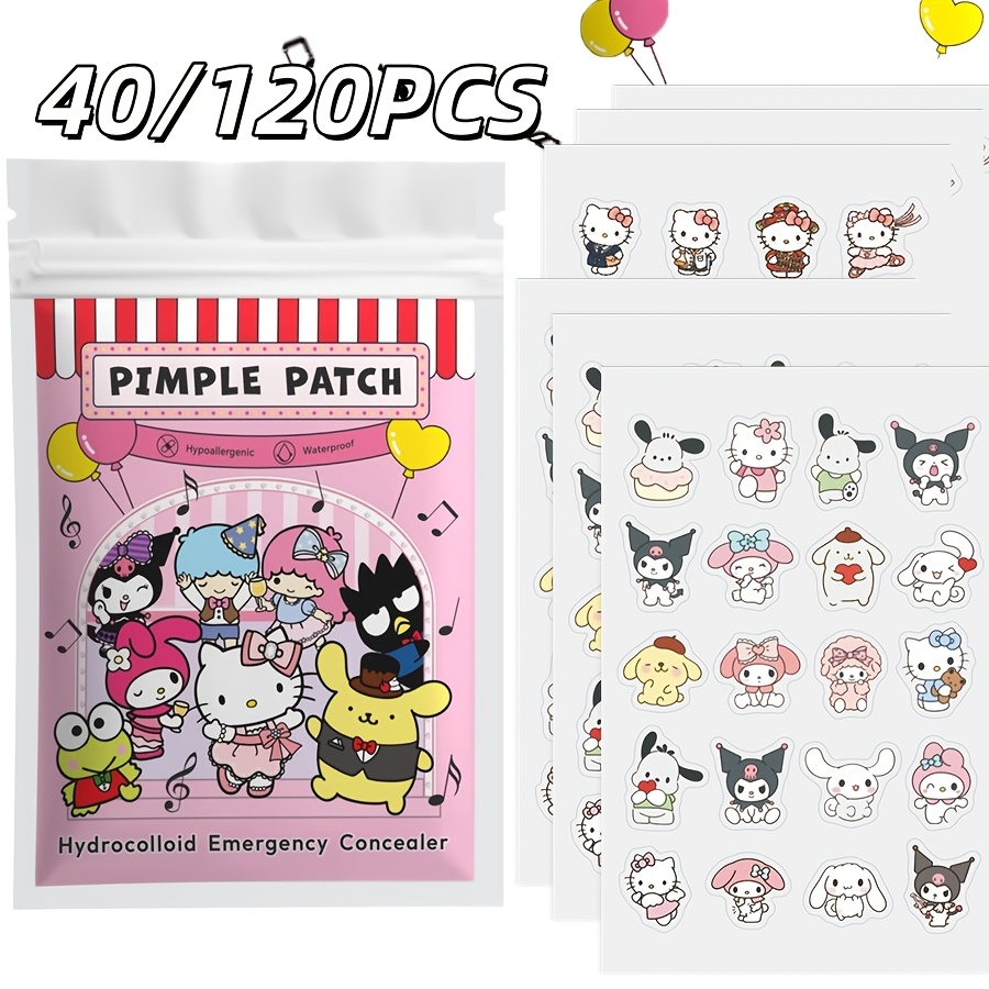 Skincare Acne - 40/120PCS Hello Kitty acne patch, hydrogel