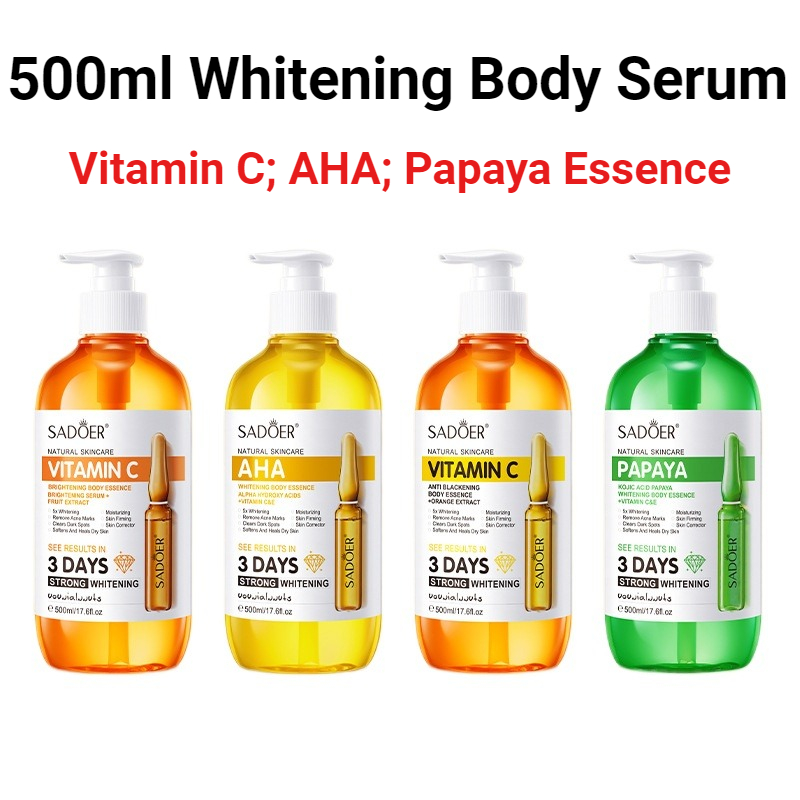 SADOER AHA Whitening Body Esse - огляд і ціна Alpha Arbutin Serum
