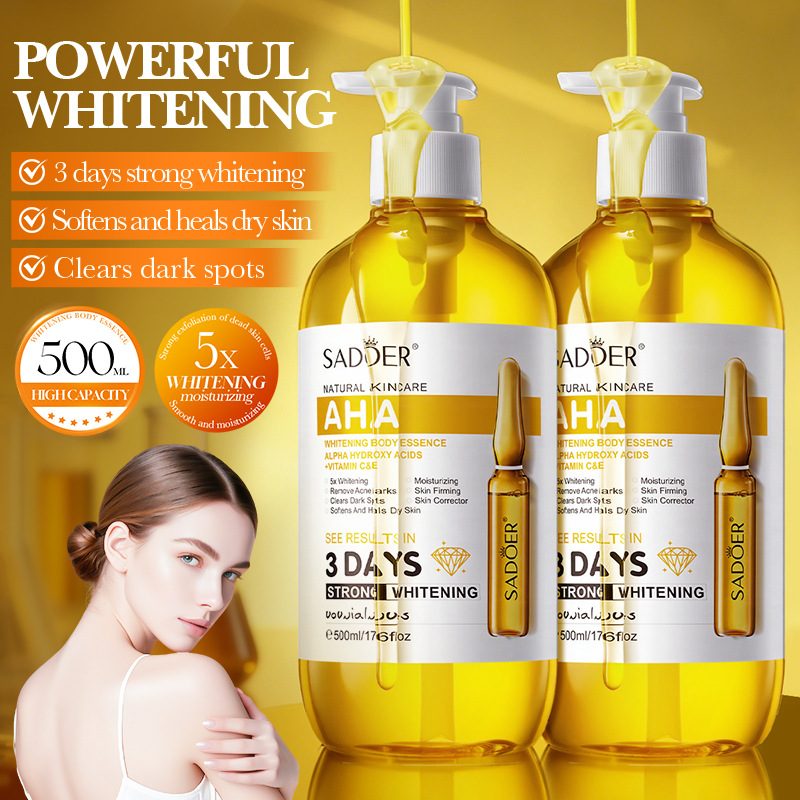 SADOER AHA Whitening Body Esse - огляд і ціна Alpha Arbutin Serum