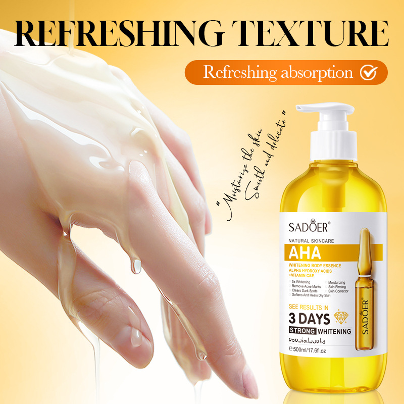 SADOER AHA Whitening Body Esse - огляд і ціна Alpha Arbutin Serum