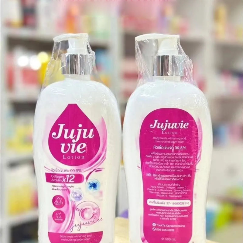 Thailand JUJUVIE LOTION COLLAG - огляд і ціна Alpha Arbutin Serum