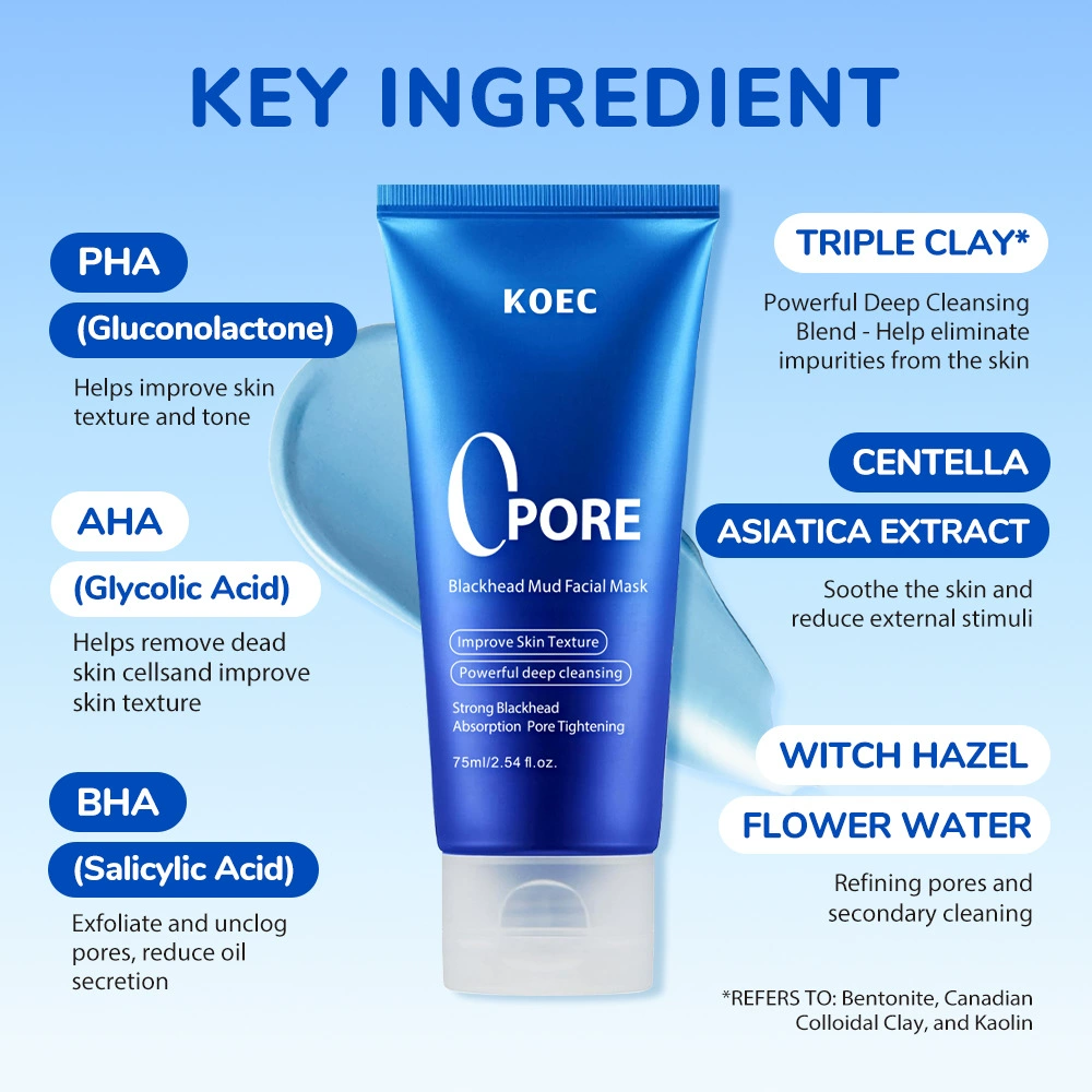 75ml KOEC Zero Pore Blackhead  - огляд і ціна Aha Bha Exfoliant