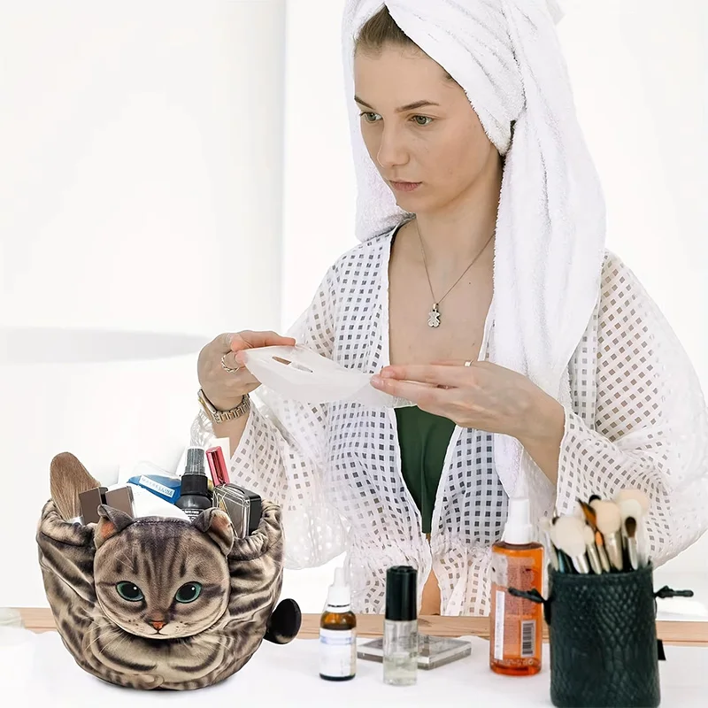 Cat-Shaped Cosmetic Storage Ba - огляд і ціна Skincare D'Alba