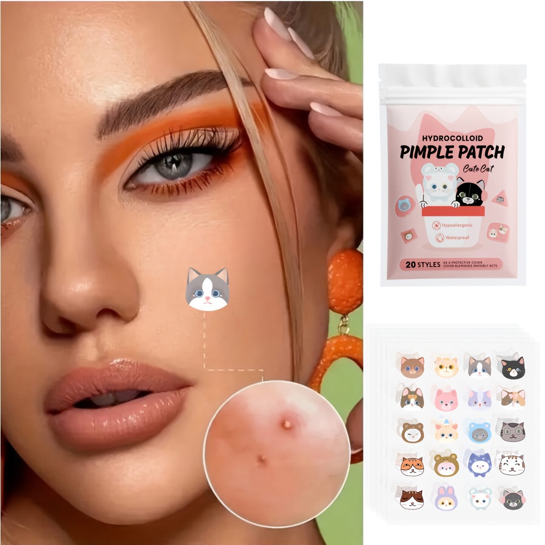100pieces cute cat Pimple patc - огляд і ціна Skincare Acne