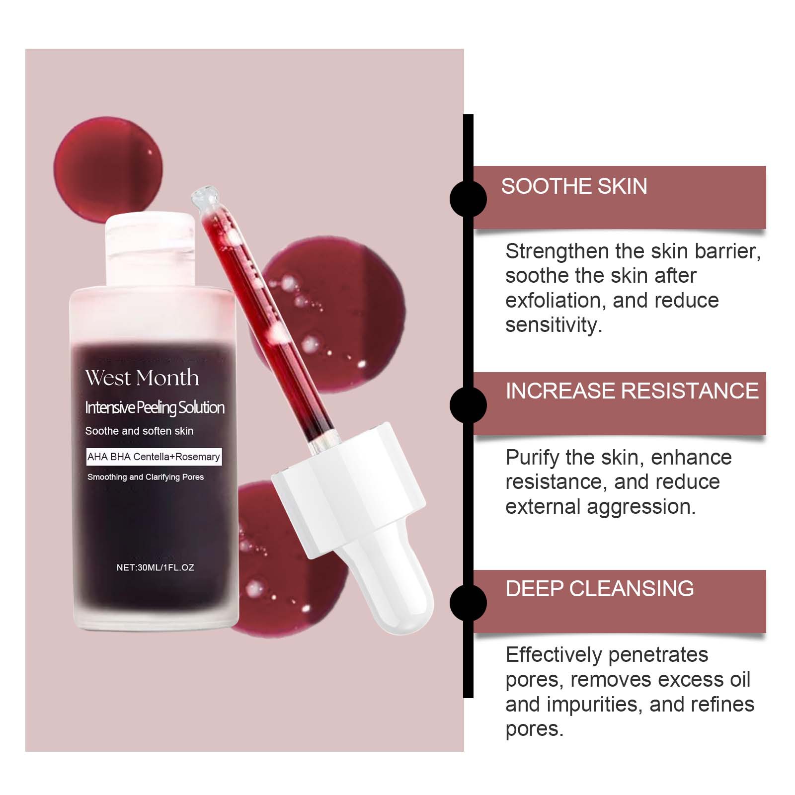 Peeling Face Serum Fruit Acid  - огляд і ціна Aha Bha Exfoliant