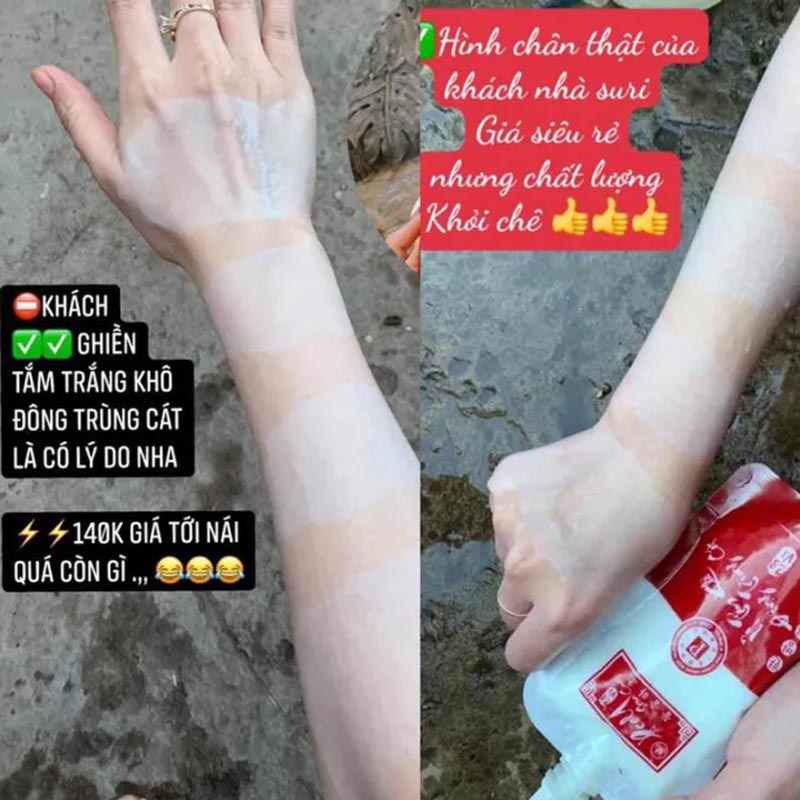 Tắm trắng khô đông trùng cát - - огляд і ціна Alpha Arbutin Serum