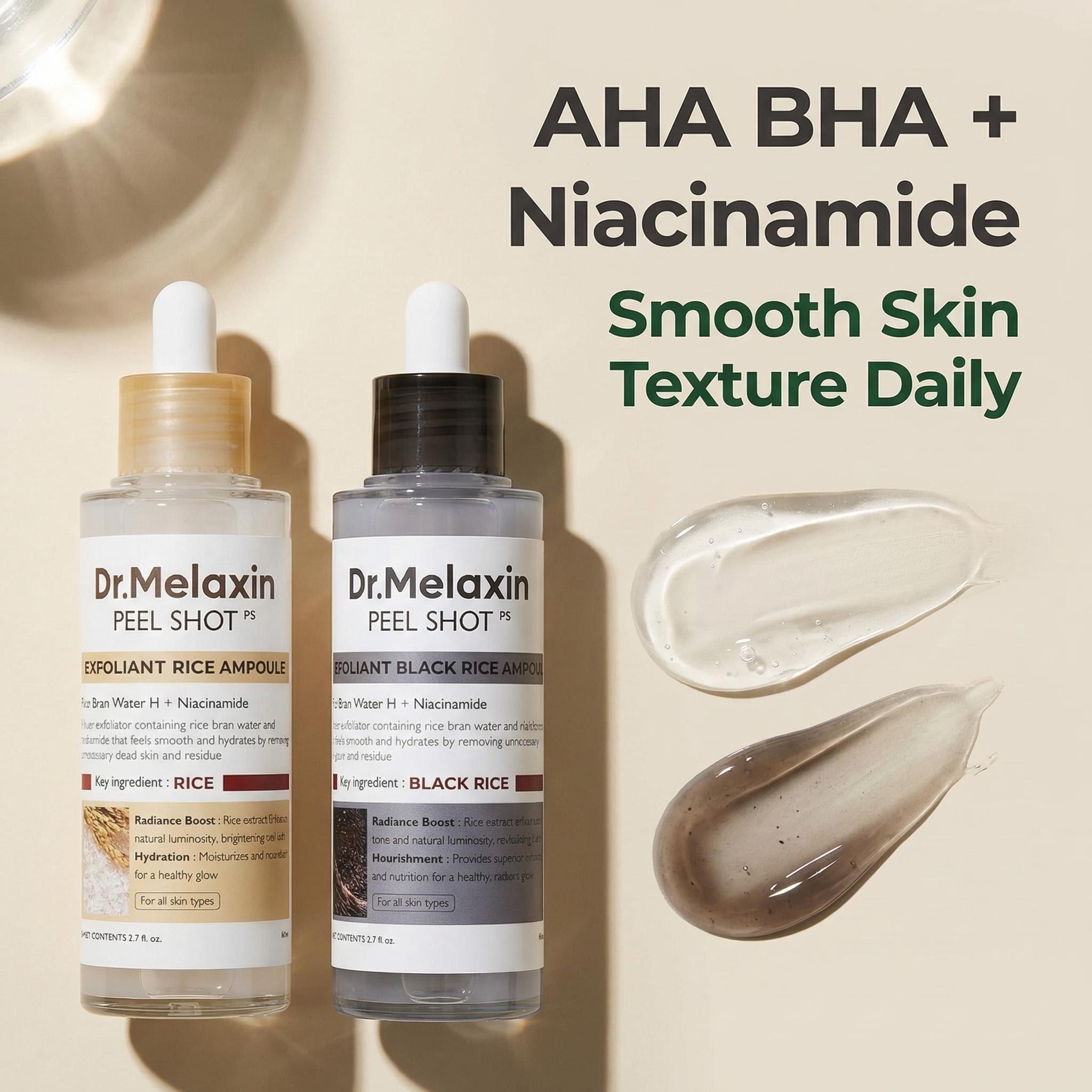 Black Rice Exfoliating Ampoule - огляд і ціна Aha Bha Exfoliant